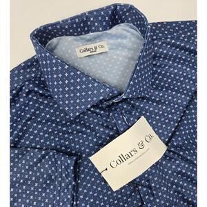 Collars & Co. Blue Men's Polo Shirt